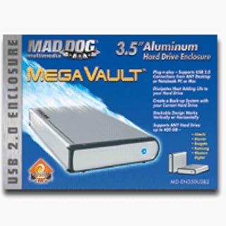 Amazon Com Mad Dog Multimedia Md En350usb2 3 5 Hard Drive Enclosure Usb 2 0 Electronics