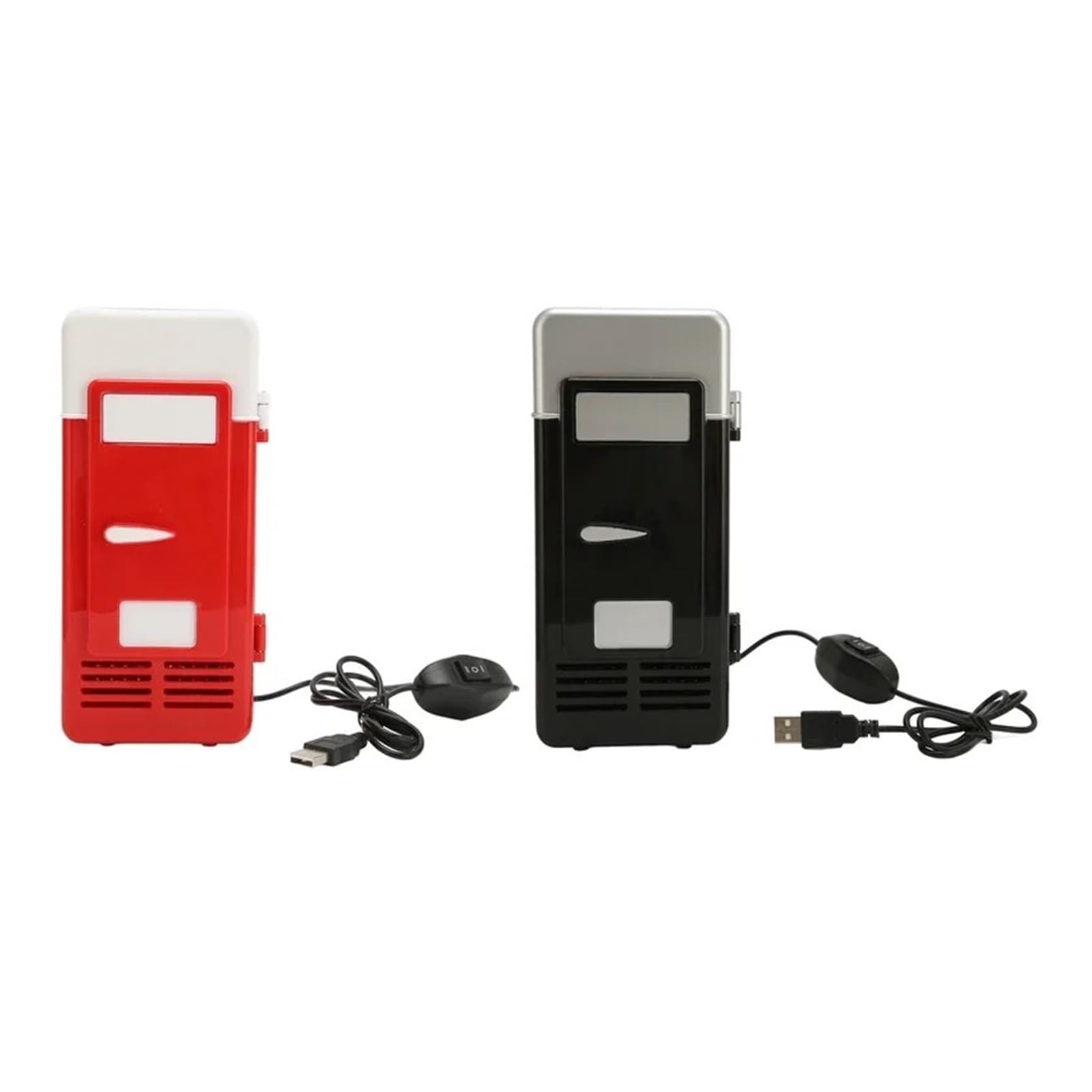Mini refrigerador for automóvil con alimentación USB, refrigerador de Bebidas con Aislamiento, Ahorro de energía, refrigeración de semiconductores(Red)