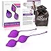 IntiFit Premium Kegel Exercise Weight Training Set for Women - Medical Silicone Ben Wa Kegel Balls Kit - For Bladder and Pelvic Floor Control