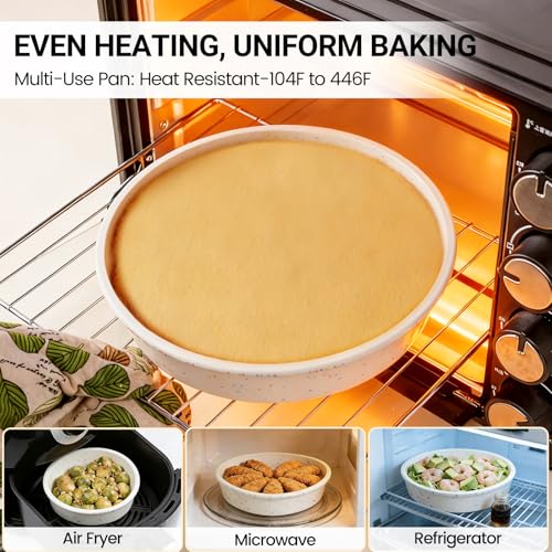 50% Off SJ Silicone Round Cake Pan Set with Metal Frame
