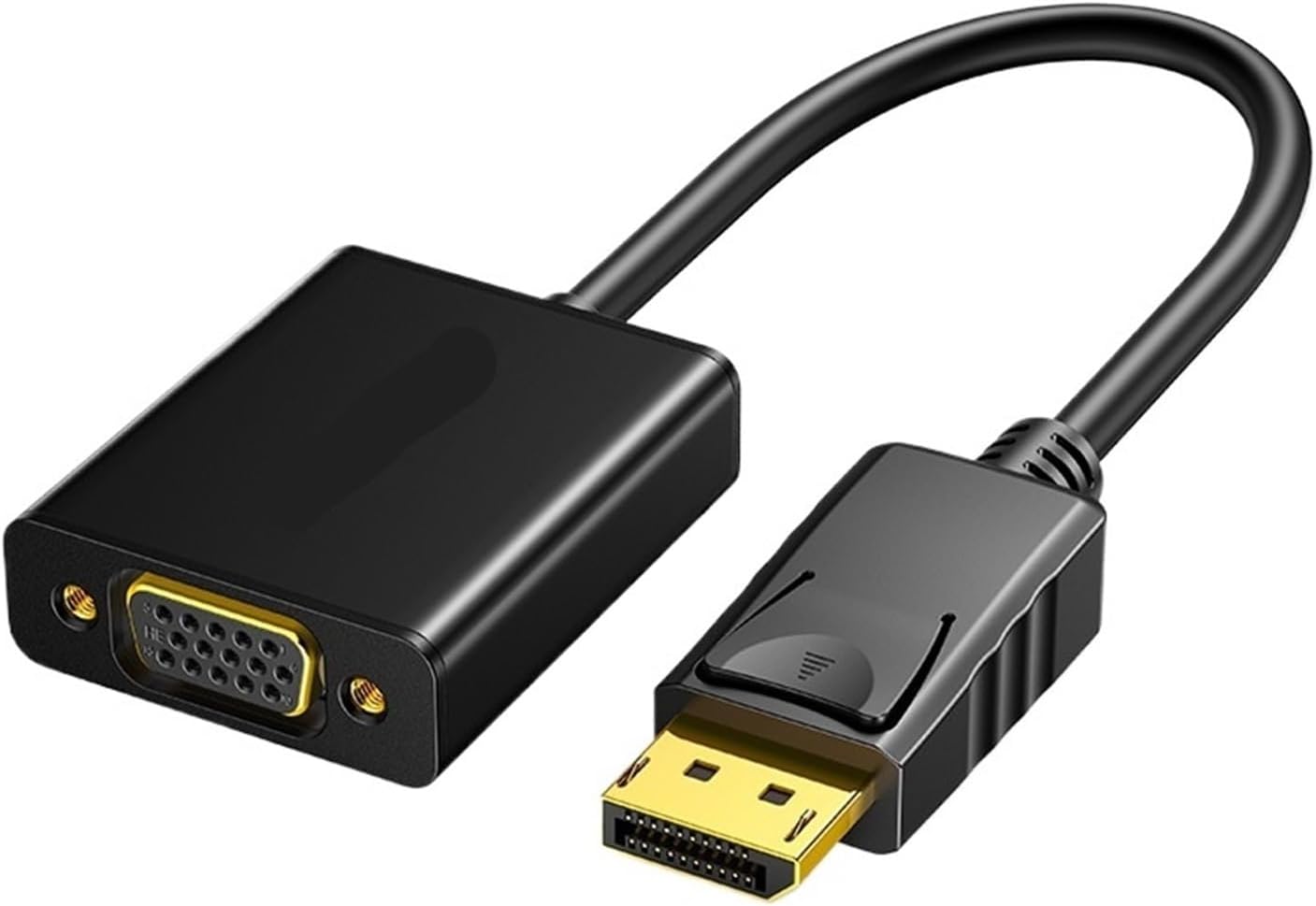 Dp to VGA one-Way HD Converter (Color : Aluminum Alloy)