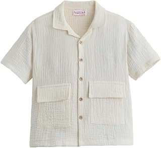 Hopscotch Cotton Textured Shirt (7-8 Years) Price In India
