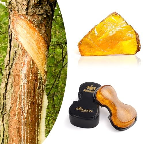 PUNK Rosin,Natural Rosin for Violin Cello Viola and other Bowed String Instruments(Yellow) - Thumbnail 2
