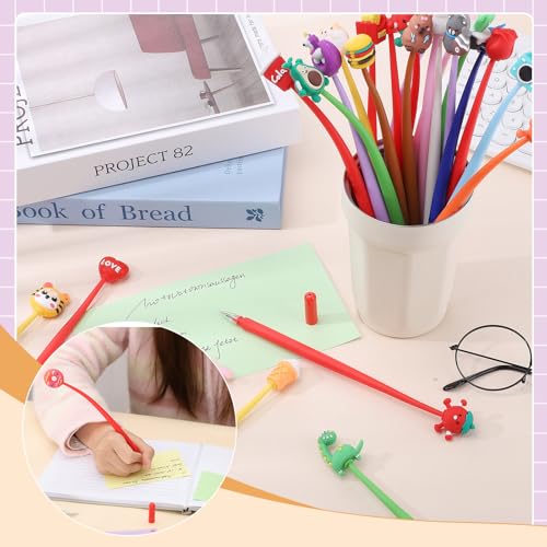 Set de 60 bolígrafos divertidos para niños BESARME miniatura 5