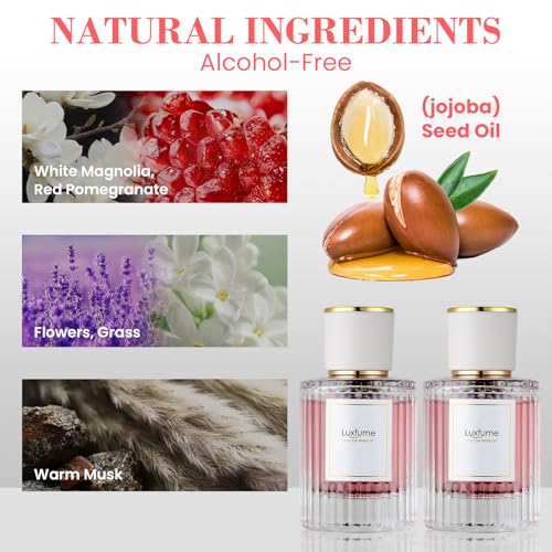 Luxfume Fruity Perfumes For Women Alcohol-Free Eau De Parfum For Women Hypoallergenic Breakthrough Nano-Dispersion Technology For A Long-Lasting Scent And Moisturization thumb #3