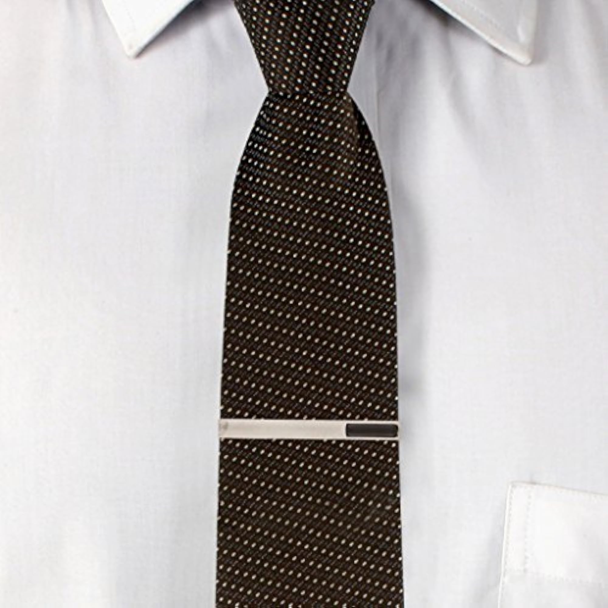 Men's Silver Cufflinks and Tie Pin Set, Gift for Him