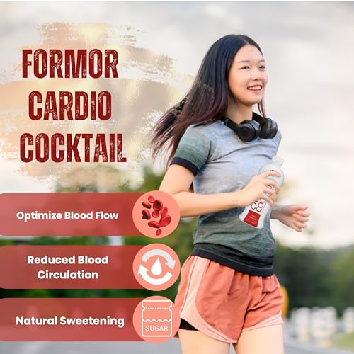 Image of Worldwide Nutrition Bundle: Formor Cardio Cocktail Nitric Oxide Booster with L Arginine L Citrulline Supplement - 2 Count, 32 Oz Blood Pressure Supplements and Multi-Purpose Key Chain