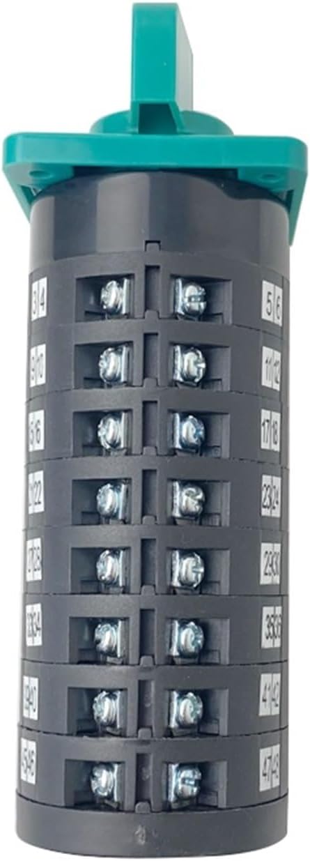 Rotary Cam Switch 6 Positions LW6-8/F432 Changeover Universal Selector 380V 5A 8 Pole 48 Terminals(Customize)