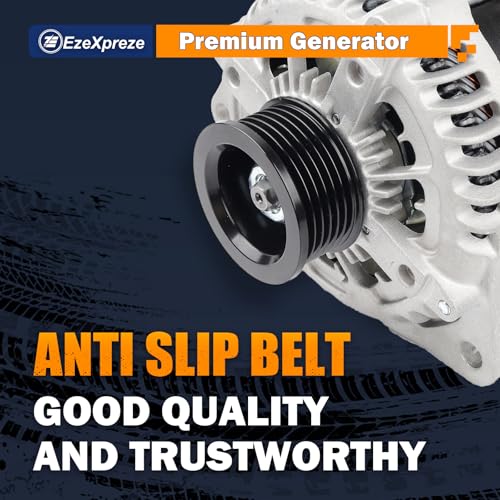 Image of EzeXpreze Alternator Compatible With Ford Explorer 3.5L 2016-2019, F150 V6 3.5L 2013-2014, Lincoln MKT 2.0L 2014-2016, MKT 3.5L 3.7L 2013-2019, 225A Replaces 104210-6601,11629N,DG1T-10300-EB