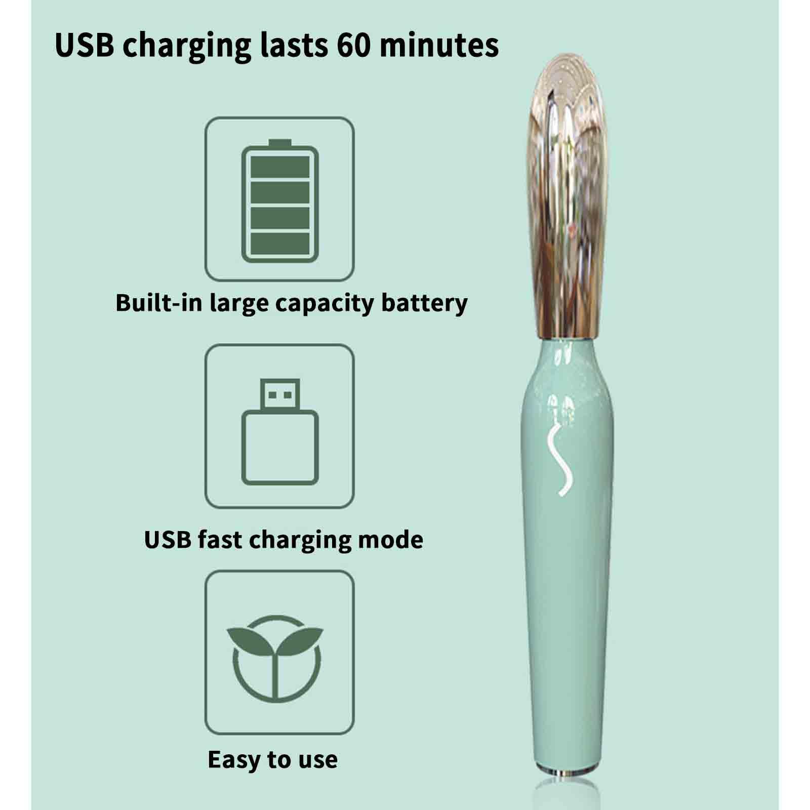 Rizador Pestañas Rizador De Pestañas Electrico Termico Con Calor Con Peine Profesional Usb Recargables Con Calefacción Eléctrico Regalos Para Chicas (150x20MM,pink)