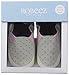 Robeez Baby-Girl's Crib Shoe, Dot Mania Metallic/Grey, 6-12 Months M US Infant