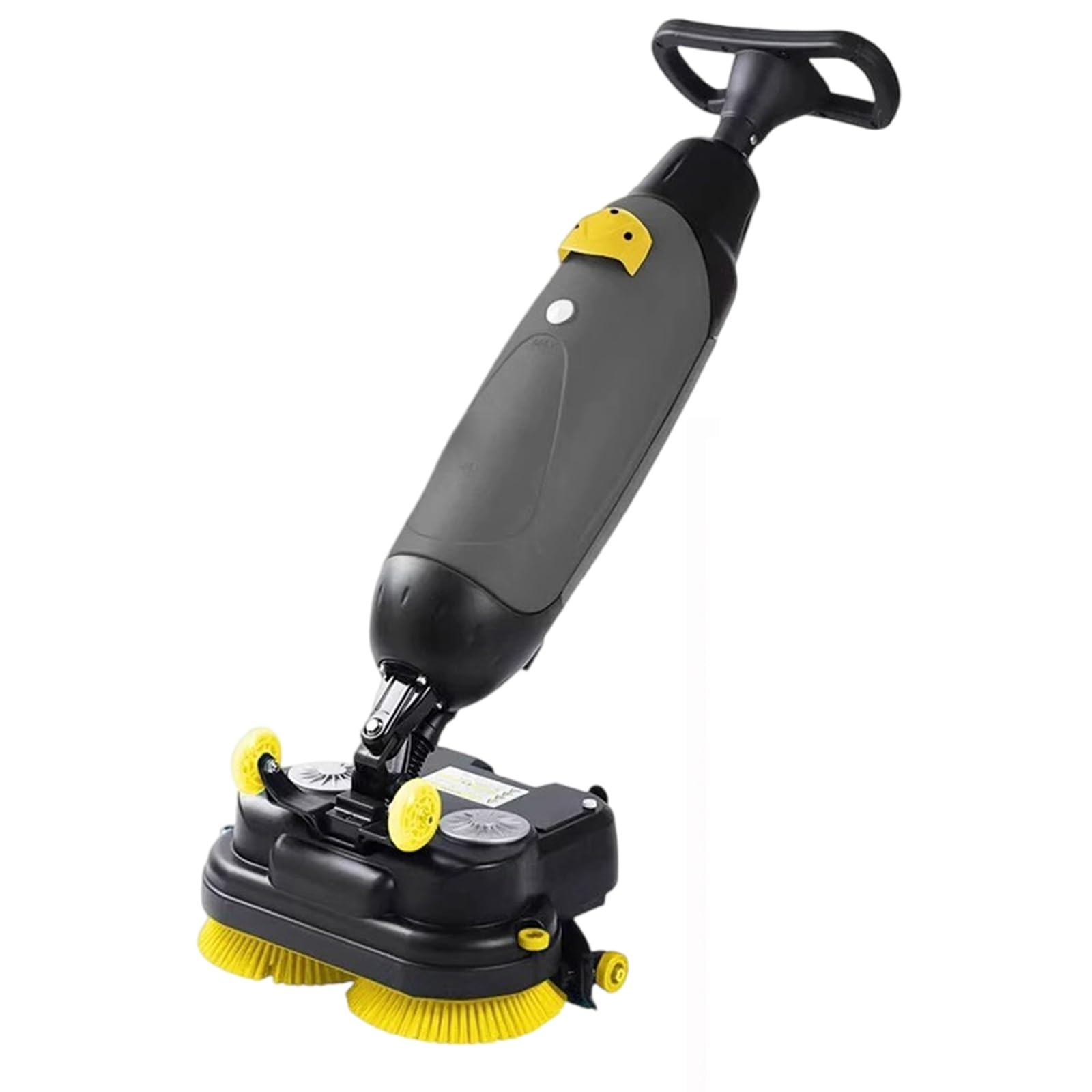Macchina Lucidatrice Pavimenti Multifunzionale, Macchina Lavapavimenti Commerciale, Lavaggio Asciugatura Spazzolatura Movimento Testa 360° Angoli Stretti Centri Commerciali Sale(Grey-standard)