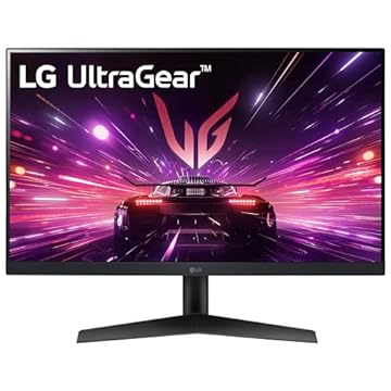 LG Monitor de jogos 24GS60F-B Ultragear 61.0 cm FHD (1920x1080) 180Hz 1ms AMD FreeSync G-Sync compatível HDR10 HDMI DisplayPort Preto