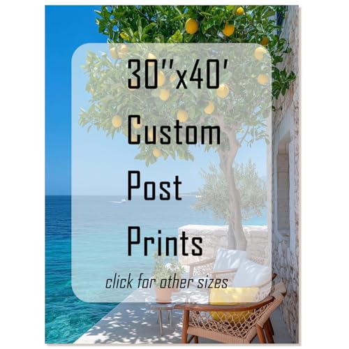 GZZFXXD Personalized Custom 30''x40'' Canvas Prints with Your Photo/your Image Large Wallart Wall Decor for Bedroom Dining room Living room Children's room(Unframed)