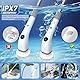 Elektrische Reinigungsbürste Bad, 7 in 1 Electric Cleaning Brush mit austauschbaren Bohrbürstenköpfen Led Anzeige lektrische Putzbürste mit Verstellbarem Griff für Boden Küche Auto fliesen-IPX7