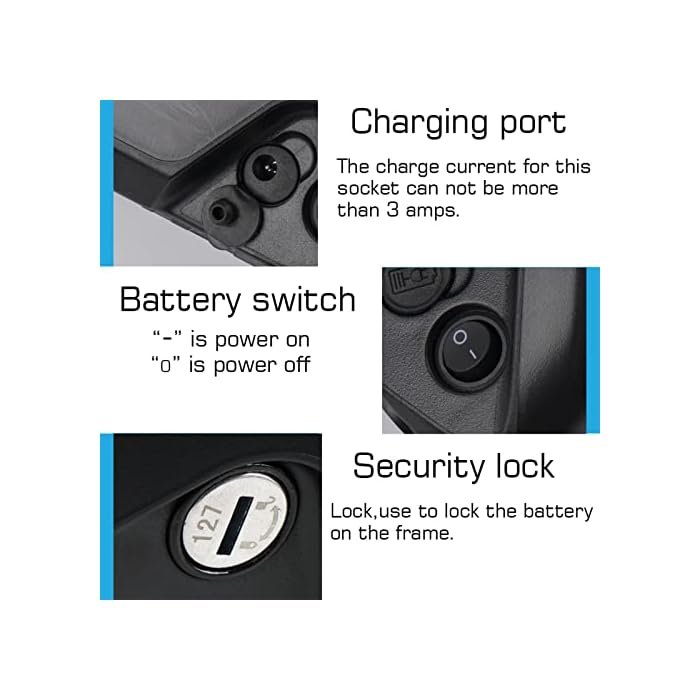 LG-21700 Cell 52V Electric Bike Batteries 24AH Lower Tube Battery - Image 6