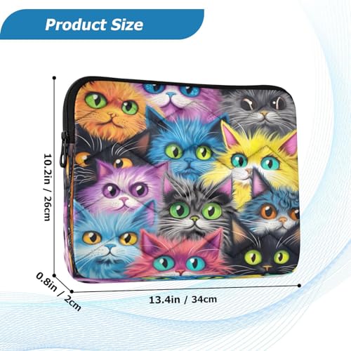 Funda Laptop Cute Cats para Notebooks 13-14 Pulgadas miniatura 3