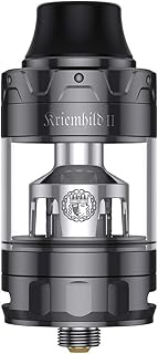 Vapefly Kriemhild 2 Verdampfer Tank | 5 ml Tankvolumen | 25 mm Durchmesser (Gunmetal (P-Version))