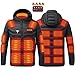 Heated Vest Heated Jacket for Women Men 21 Zones Hoodie Winter Soft Puffer Windproof Coat USB Charging Body Warmer Unisex