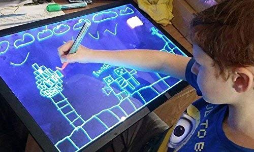 Be-Creative ADHD Sensory LED board, Light up, Drawing/Writing,Toy,Special Needs,Autism, ASD, ADHD (40x60cm Acrylic)