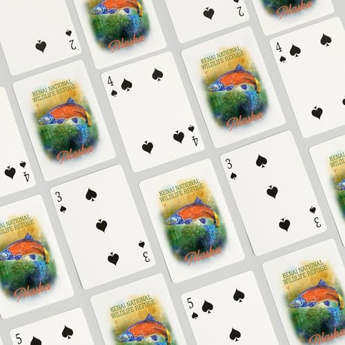 Baraja de Póker Lantern Press Kenai Alaska 52 cartas miniatura 4