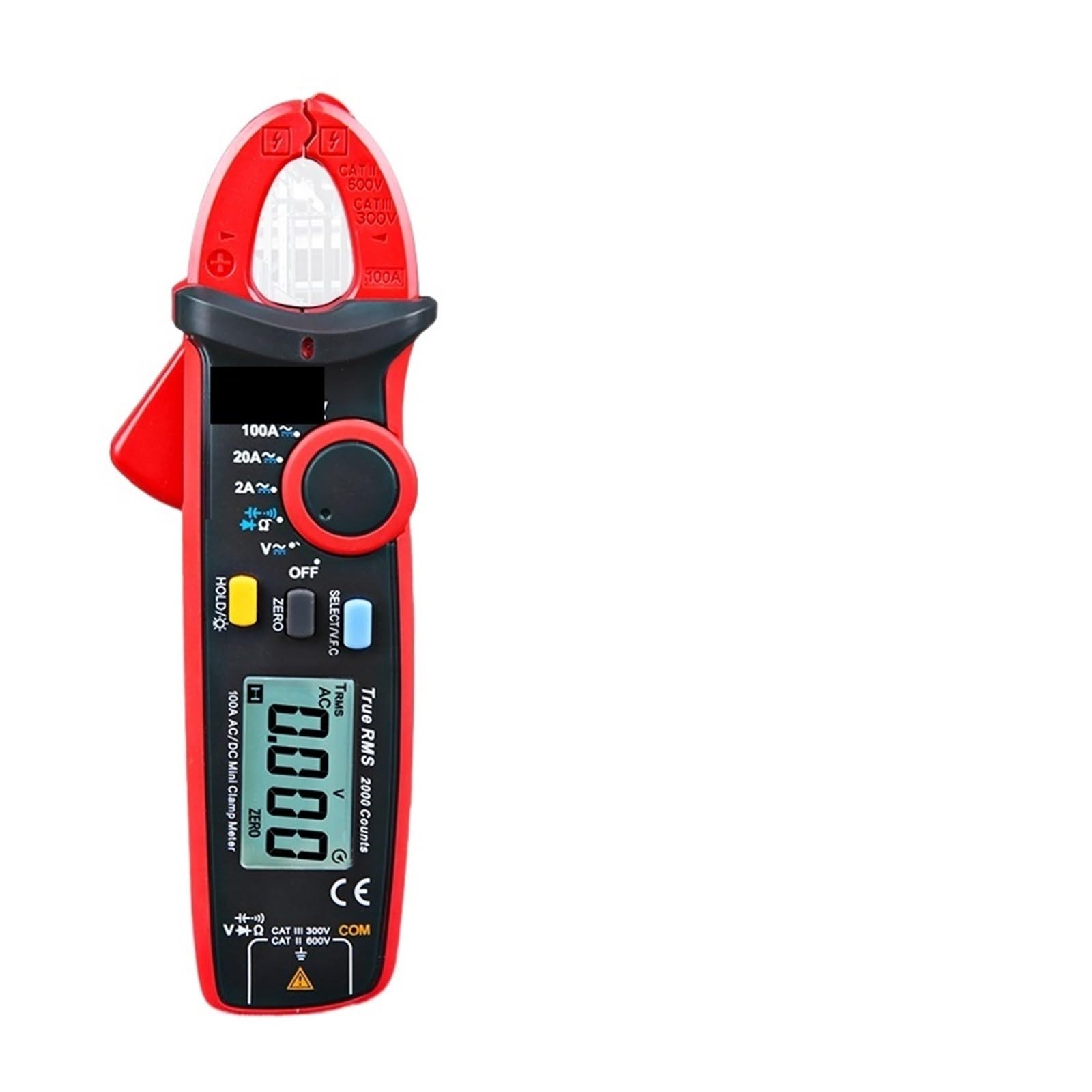Tester rezystancji Mini cyfrowy miernik cęgów prądowych AC DC woltomierz napięcia 100A amperomierz szczypce elektryczny tester częstotliwości