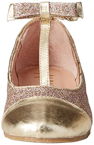 Kid's Glitter T-Strap Flat2
