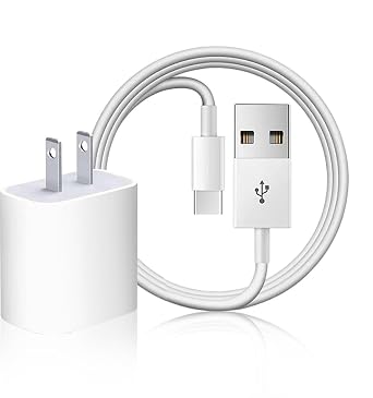 5V 1A 2A Wall Charger Compatible with New AirPods 4 4th Charger AirPods Max 2 pro 2024,AirPods Pro 2 3/2nd Generation Earbuds Apple TV Remote 3rd 4K Charging Cord, iPhone 16 15 USB a to USB c Cable