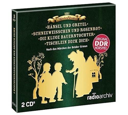 4 Märchenhörspiele nach den Gebrüdern Grimm: Hänsel und Gretel, Schneeweißchen und Rosenrot, Die kluge Bauerntochter, Tischlein deck dich (2 CDs) für 6,94 EUR bei amazon.de Bild: 4 Märchenhörspiele nach den Gebrüdern Grimm: Hänsel und Gretel, Schneeweißchen und Rosenrot, Die kluge Bauerntochter, Tischlein deck dich (2 CDs) für 6,94 EUR bei amazon.de