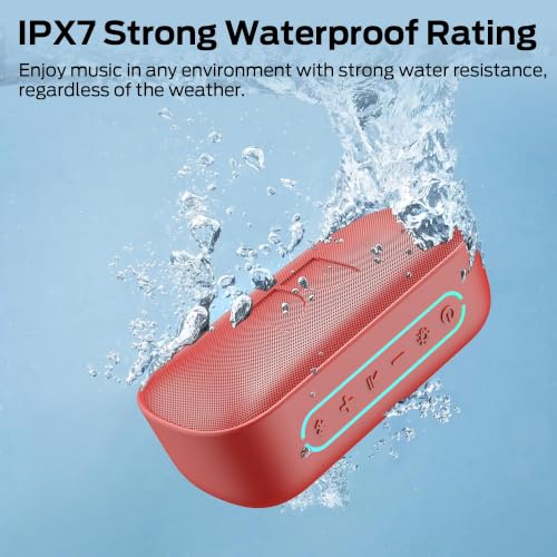 Monster S150 Speaker, IPX7 Waterproof Wireless Speaker, 24W Stereo Sound with Pure Bass, Bluetooth 6.0, TWS Pairing, HD Calling, 20H Playtime, RGB Lights Perfect for Outdoor, Party, Beach, Home, Gifts - image 5