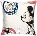 Bxad Poszewki na poduszki nieśmiała myszka Mickey poszewka na poduszkę na sofę łóżko krzesło wystrój domu. (45 x 45 cm)