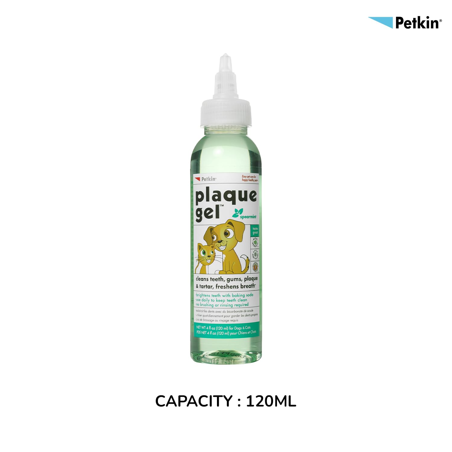 Petkin Plaque Teeth Cleaning Gel - Mint Flavour