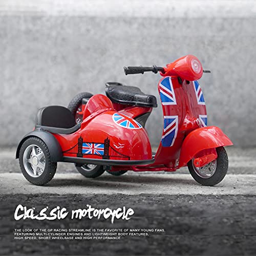 Toy Motorcycle,Pull Back Vehicles - Diecast Motorbike Toys with Music Lighting,Motorcycles Toy for Boys Girls,Kids Motorcycle Toys 3-10 Years (Large)