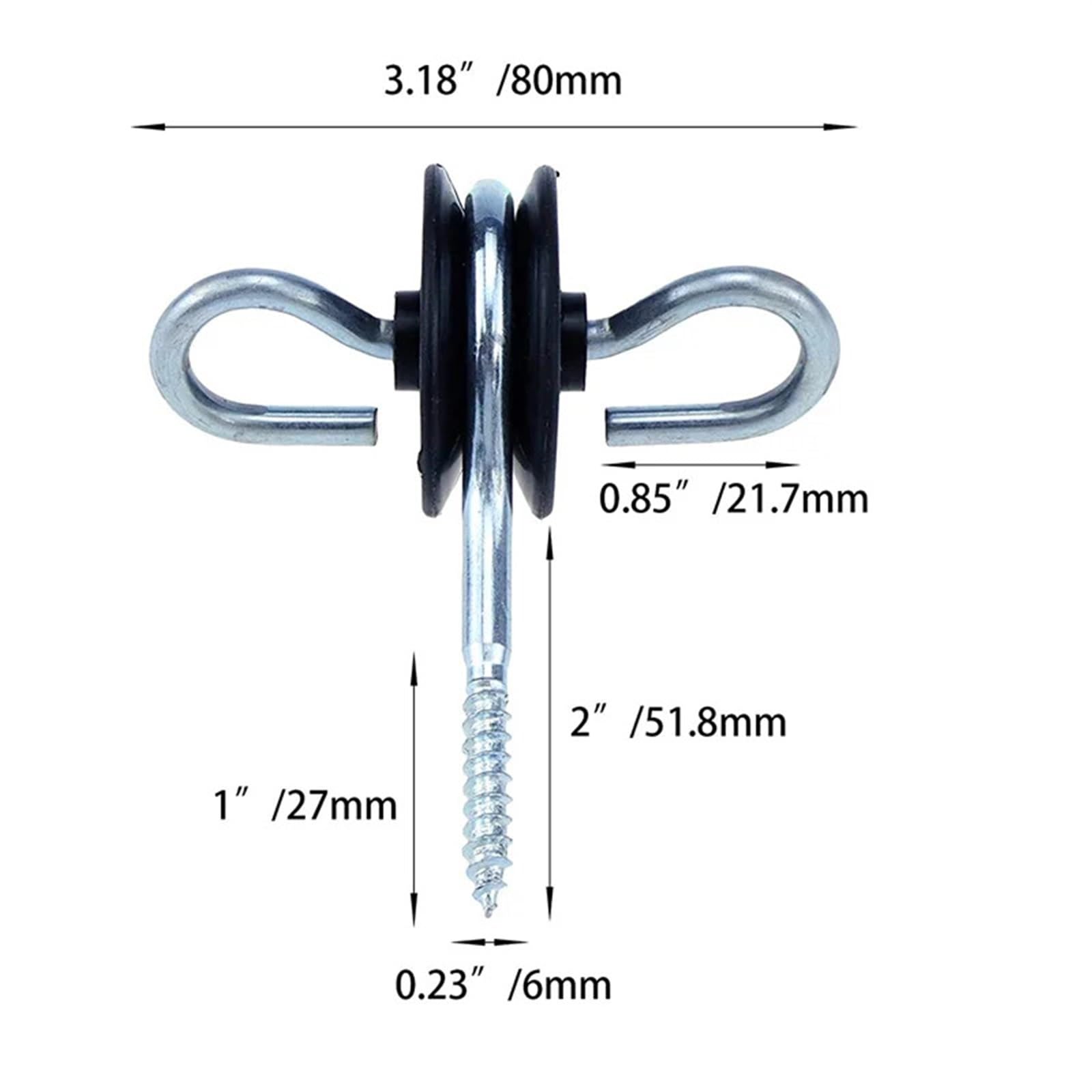 12 pz Isolanti for Recinzione Elettrica Maniglia del Cancello di Ancoraggio In Fattoria Bovini Pulcino Cane Animale Bestiame Recinto Elettrico Filo Isolante
