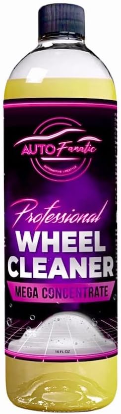 Professional Foaming Wheel Cleaner - Wheel & Rim Cleaner for Car, Motorcycle, RV, SUV & Truck - Concentrated Formula Makes 4 Gallons - Use with Foam Cannon or Foam Sprayer