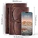Hotcinfin Leather Bound Journal for Men/Women, Rustic Vintage Handmade Large Writing Notebook with 240 Kraft Lined Pages(6x8 inches), Business/Travel Daily Notepad Sketchbook Gift - Brown