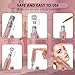 Derma roller 0.25 mm with Serum Tank for Lips, Skin, Hair, Wrinkles, Stretch Marks, Hyperpigmentation + STEP-BY-STEP GUIDE, 140 Titanium Needles WITHOUT SERUM