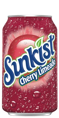 Sunkist Cherry Limeade Soda, 12 fl oz, 12 pack - Thumbnail 2
