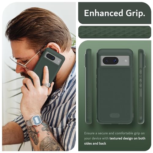 Image of TUDIA MergeGrip Magsafe Compatible for Google Pixel 8 Case - Pine Green
