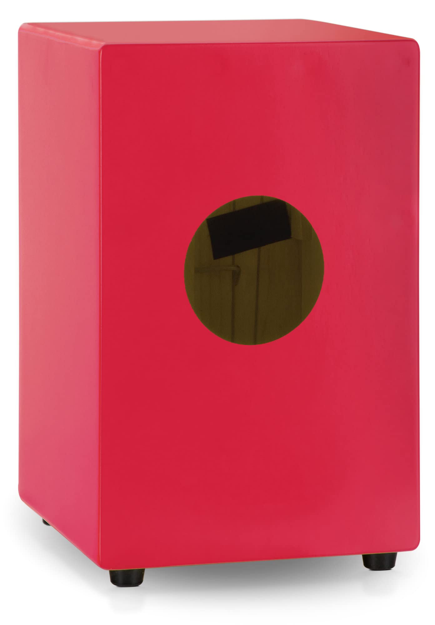 XDrum KC-37RD Cajón Infantil Rojo Set con Escuela, Solo 36 cm de alto | Cajón pequeño especialmente para niños, Adecuado para educación musical temprana, Completamente de abedul, 5 x 36 x 23, 5 cm