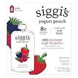 siggi's Kids Lowfat Yogurt Pouches, Mixed Berries, 3.5 oz. Each, 4 Ct – 2% Milkfat