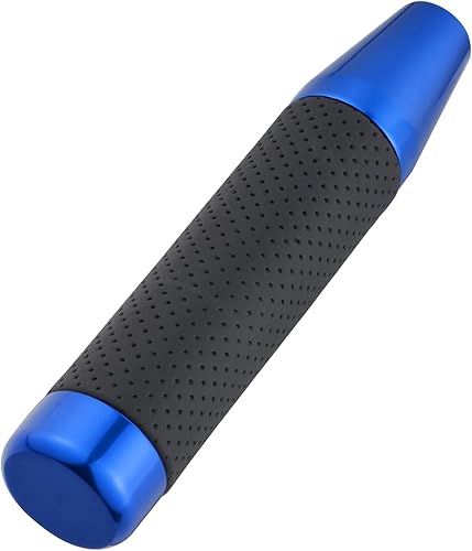 Miniatura 23 de Abfer Pomo de palanca de cambios larga para automóvil, pomos de palanca de cambios con peso, palanca de cambios de metal para la mayoría de Plateado