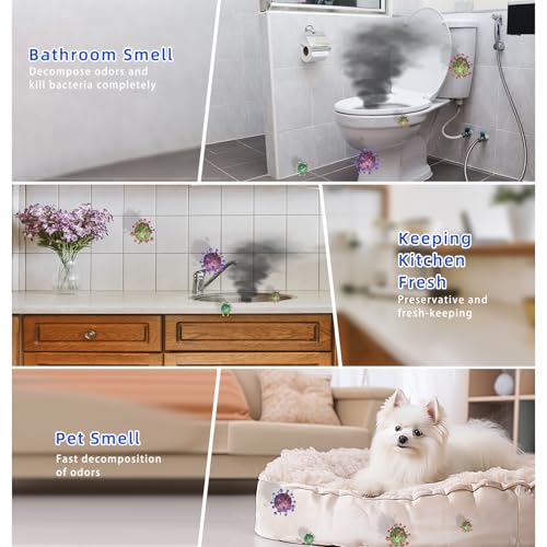 Ionizador de ar para casa, gerador de íons negativos, purificador de ar portátil para quarto, ioniza
