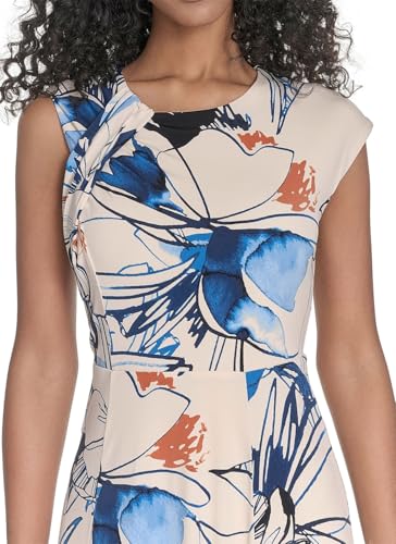 Robe extensible Calvin Klein en maille imprimée haut de gamme