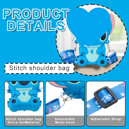 Cute Crossbody Shoulder Bag with Adjustable Strap, Badge Wallet, Coin Purse Pouch, Money Organizer for Girls, Zipper Closure3