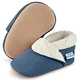 Recomendado por los niños – Nuestras zapatillas bebé de 1 año son muy recomendadas por expertos en cuidado de niños debido a su protección y apoyo para los pies en crecimiento. La verdadera gamuza y el material de forro polar de los zapatos de cuero de los bebés protegen los pies pequeños y les dan espacio para el movimiento y el crecimiento natural.