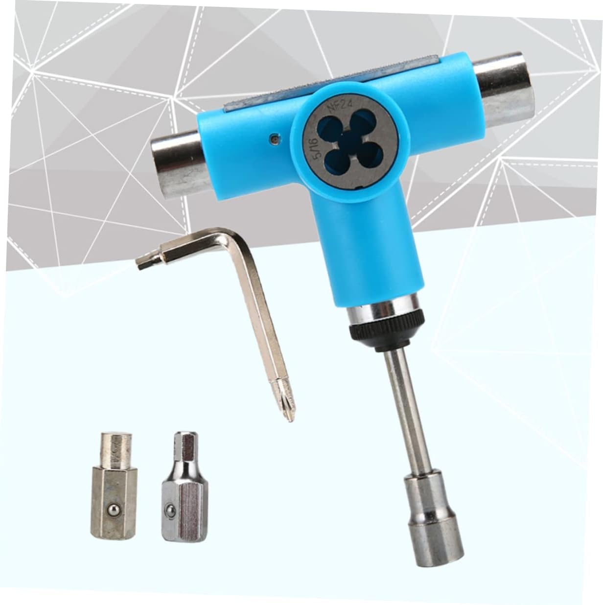 Abaodam T-Type Sleeve Skate Tool Set in-one Skateboard Equipment for Training Repair