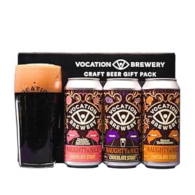 Vocation Brewery Naughty & Nice Chocolate Stout Gift Set | Craft Beer Gift Pack | 3 x 440ml & Branded Glass Vocation Brewery Naughty & Nice Chocolate Stout Gift Set | Craft Beer Gift Pack | 3 x 440ml & Branded Glass – Vocation Brewery