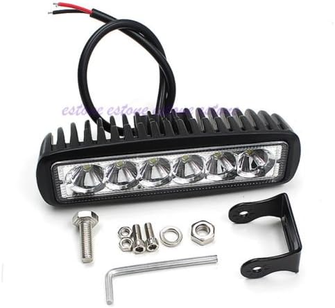 Pair 6" Inches Cree LED Universal Fit Fog Driving Light Bar ATV Bike Jeep Truck GP Xtreme