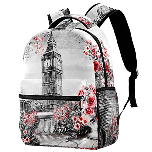Sac à dos rose et fleurs pour la rentrée et les sorties culturelles
